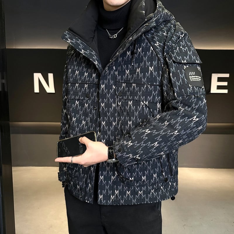 Jakna od perja s kapuljom, punilo od kačjeg puh 86–90%, zaštita od hladnoće -5°C do 0°C, debela izrada, zimska odjeća