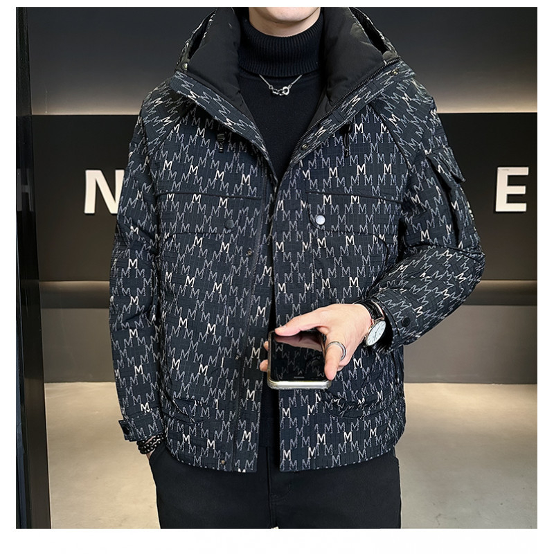 Jakna od perja s kapuljom, punilo od kačjeg puh 86–90%, zaštita od hladnoće -5°C do 0°C, debela izrada, zimska odjeća