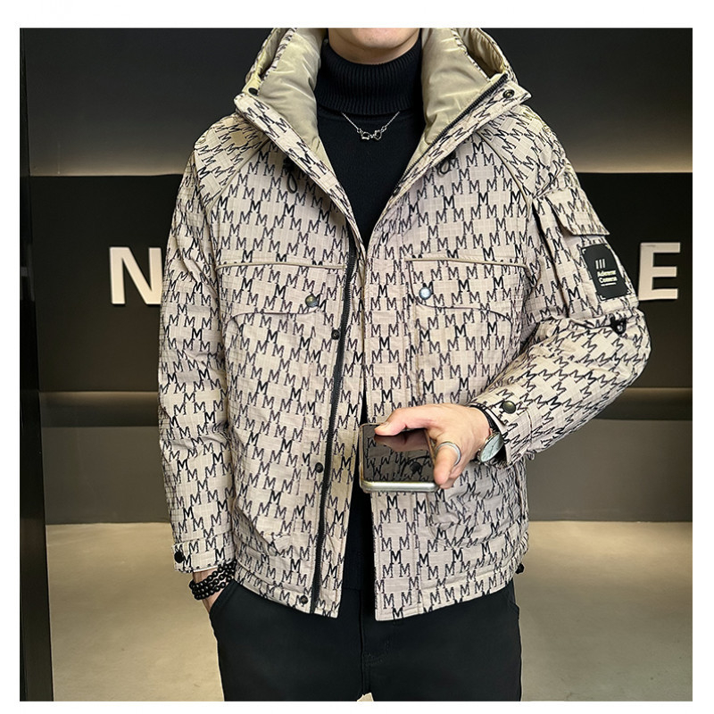 Jakna od perja s kapuljom, punilo od kačjeg puh 86–90%, zaštita od hladnoće -5°C do 0°C, debela izrada, zimska odjeća