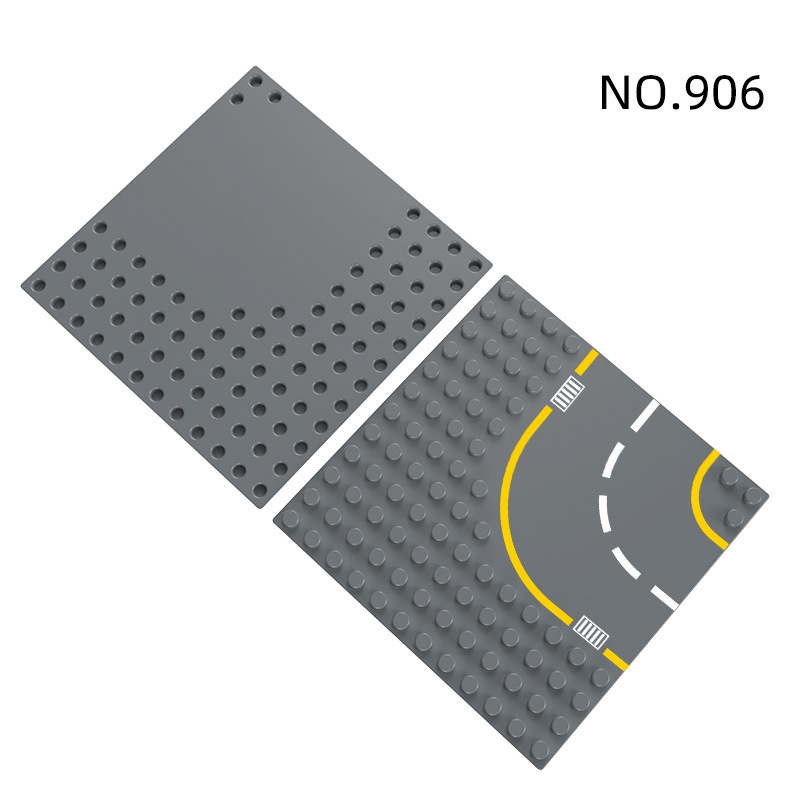 Wange Βάση Πλάκας Δρόμου για Κατασκευαστικές Πλάκες, Συμβατή με LEGO Μεγάλες Τούβλες, ABS Πλαστικό, 100–200 Τεμάχια, Ηλικία 7–14 ετών