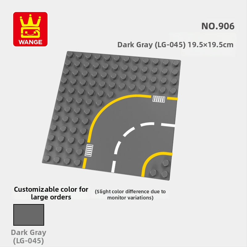 Wange Teeplokkide põhjaplaat, ühildu LEGO suurte plokkidega, ABS-plastik, 100–200 tüki, vanus 7–14 aastat