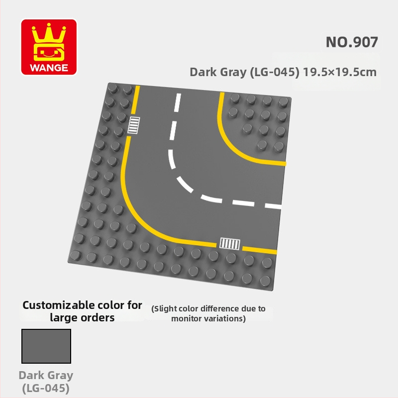 Wange Teeplokkide põhjaplaat, ühildu LEGO suurte plokkidega, ABS-plastik, 100–200 tüki, vanus 7–14 aastat