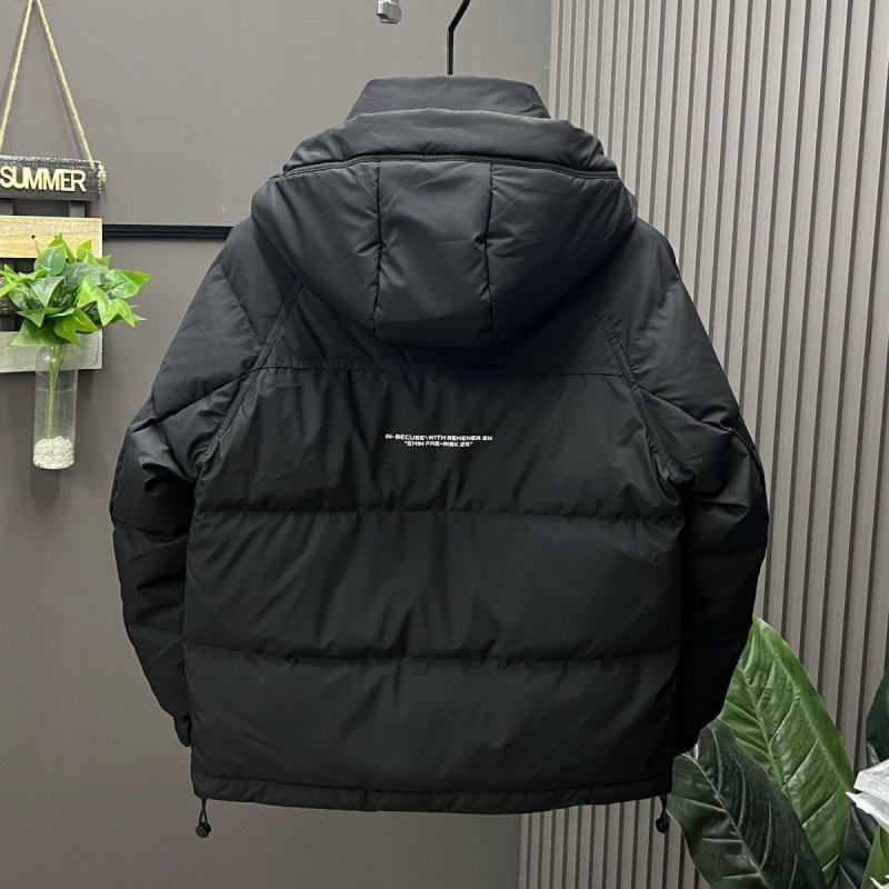 Muška jakna s kapuljačom od perja — vodootporna, otporna na vjetar, topla, 900 fill power, 201–300 g punila od bijelog pera