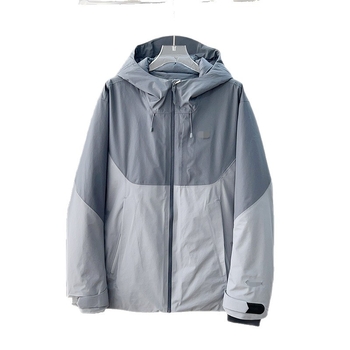 Muška zimska jakna s kapuljom, vodootporna i otporna na vjetar, punilo od gusjeg perja 80%, 700 punjenja, izdržljivost na hladnoću -30°C do -15°C