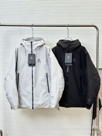 Kailas Aspen Down Jacket – κουκούλα, αδιάβροχο και αντιανεμικό εξωτερικό μπουφάν για σκι, με πούπουλα γκρι χήνας, 91–95% πλήρωση, 180 g γέμιση