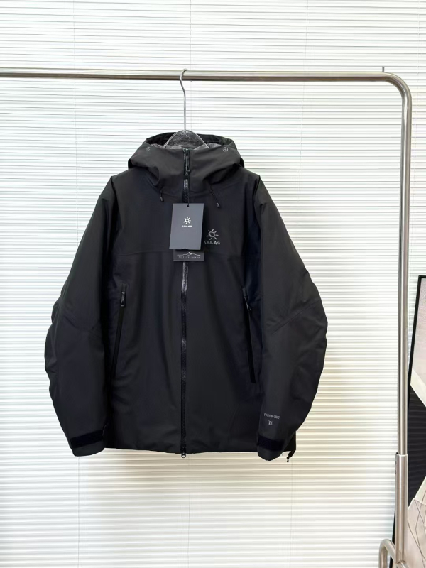 Kailas Aspen Down Jacket – κουκούλα, αδιάβροχο και αντιανεμικό εξωτερικό μπουφάν για σκι, με πούπουλα γκρι χήνας, 91–95% πλήρωση, 180 g γέμιση