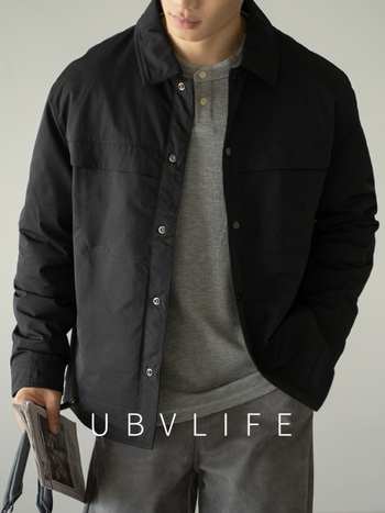 Μπουφάν από πούπουλο πάπιας, αντιανεμικό και ζεστό, γέμισμα πούπουλα πάπιας 90%, κοντό μήκος, γιακά τύπου πέτο