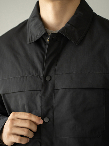 Μπουφάν από πούπουλο πάπιας, αντιανεμικό και ζεστό, γέμισμα πούπουλα πάπιας 90%, κοντό μήκος, γιακά τύπου πέτο