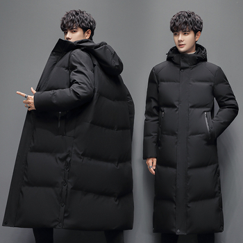 Uniszex hosszú tollkabát kapucni nélkül, egyszínű, töltet fehér kacsa tollpelyhekkel, 91-95% kasmírral, cipzáros zárás, téli viselet (-20°C-tól -5°C-ig)