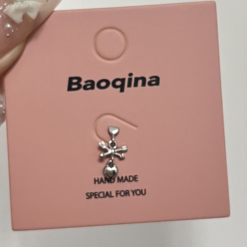 Naušnice – titan čelik, elektroplatirane, dizajn mašna, sladak svježi stil, za žene