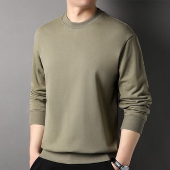Muški pulover od 100% pamuka, 350 g, terry pletenina, oversize kroj, za proljeće i jesen