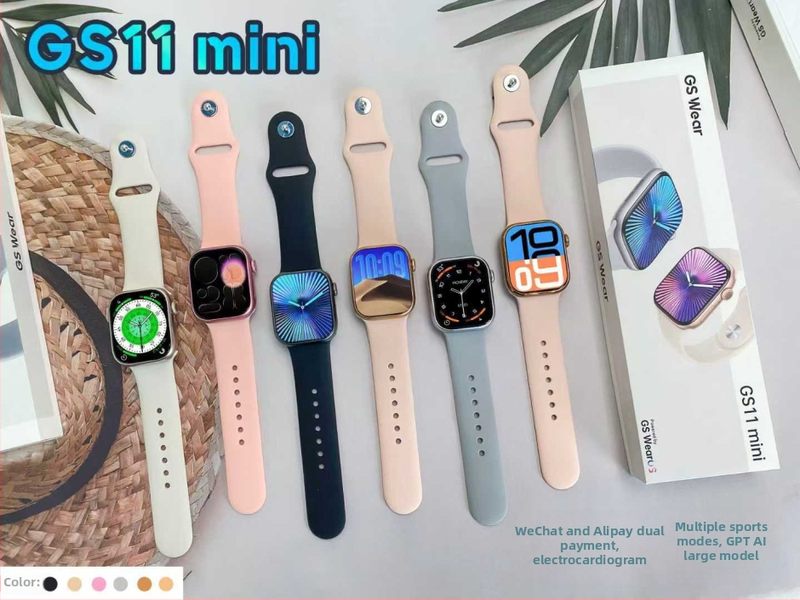 S11 Ultra Smartwatch, 2,01-palcový displej — meranie srdcového tepu, počítanie krokov, sledovanie spánku, meranie kyslíka v krvi, Bluetooth hovory