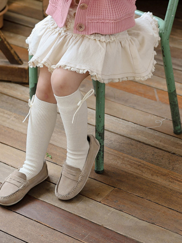 Meitenēm džinsu svārki ar mežģīņu apdari, Korejas stila, A līnija, galvenais audums: kokvilna 91–95%, iekšējā odere: kokvilna 91–99%, rudens 2025