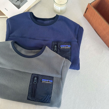 Hanorac-pulover pentru copii, stil japonez casual fleece, iarna 2025, material fleece catifelat coreean, căptușeală poliester, unisex, pentru copii 3–8 ani