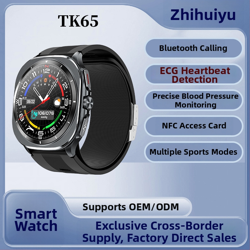 Pametni sat s pumpom zraka za mjerenje krvnog tlaka uz glasovne obavijesti; mjerenje šećera u krvi i otkucaja srca; AMOLED zaslon, kućište od aluminijske legure; NFC s Alipay; trajanje baterije 7–14 dana