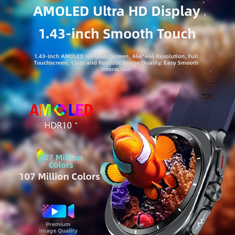 Pametni sat s pumpom zraka za mjerenje krvnog tlaka uz glasovne obavijesti; mjerenje šećera u krvi i otkucaja srca; AMOLED zaslon, kućište od aluminijske legure; NFC s Alipay; trajanje baterije 7–14 dana