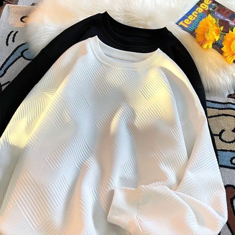 HK-stílusú kardigán pulóver férfiaknak tavasz- és ősz időszakra, hosszú ujjú, poliészter keverék 96%+, közepes vastagság.