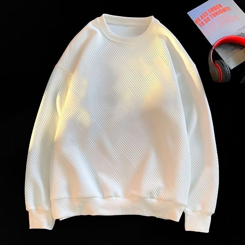 HK-stílusú kardigán pulóver férfiaknak tavasz- és ősz időszakra, hosszú ujjú, poliészter keverék 96%+, közepes vastagság.