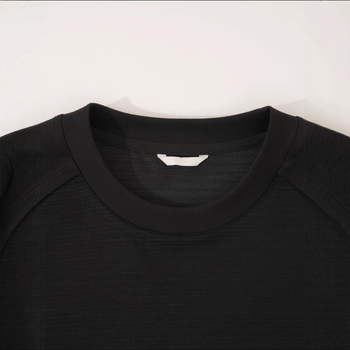 Muški jednobojni dugi rukav T‑shirt s okruglim izrezom, jesenski casual komad s blagim dojmom luksuza