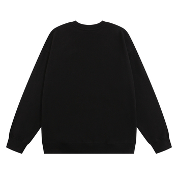 Dobermann mintás pulóver, kerek nyakú, hosszú ujjú, laza szabás, 96% pamut