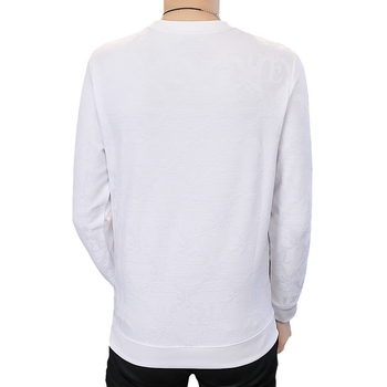 Muški sweatshirt s okruglim izrezom, dugi rukavi, ležeran kroj, poliester 91-95%