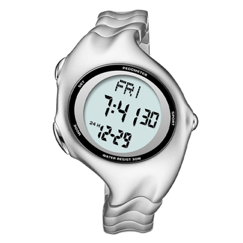 Ceas electronic – Alarmă iluminată 12/24h, Afișaj numeric, Pentru studenți, Mișcare electronică, Cadran în formă de romb