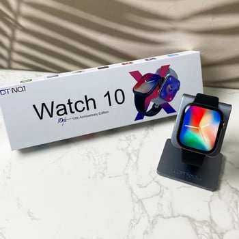 Inteligentni sat DT Watch 10 s Bluetooth pozivima, IPS HD zaslon, praćenje srčanog ritma, krvnog tlaka i zasićenja kisikom, vodootporan za plivanje, bežično punjenje
