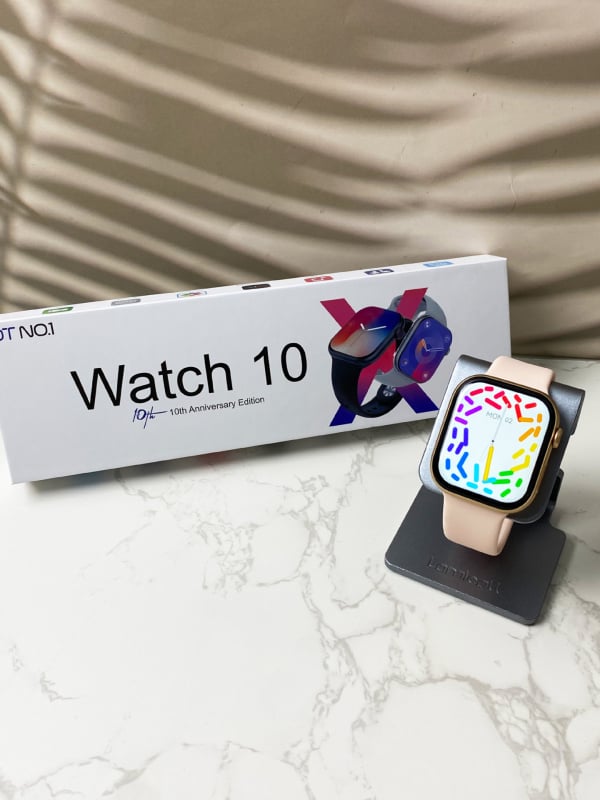 Inteligentni sat DT Watch 10 s Bluetooth pozivima, IPS HD zaslon, praćenje srčanog ritma, krvnog tlaka i zasićenja kisikom, vodootporan za plivanje, bežično punjenje