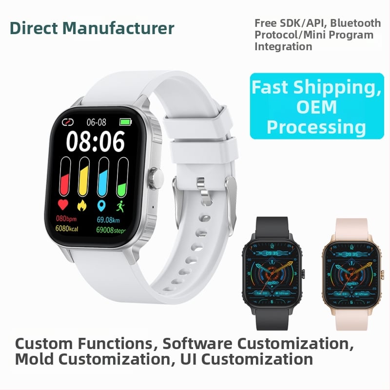 Unisex pametni sat JU105 – vanjska vožnja bicikla i planinarenje, brojač koraka, očitanje srčanog ritma i razine kisika u krvi, praćenje sna