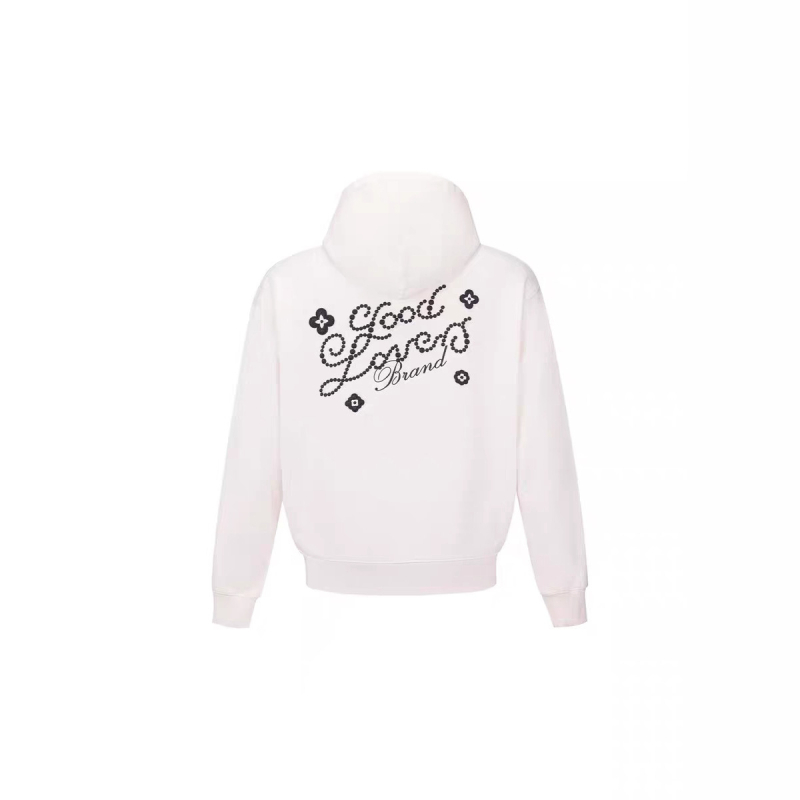 Unisex pamuk mikica na zip, debela tkanina, okrugli izrez, vezeni natpis, opušten kroj