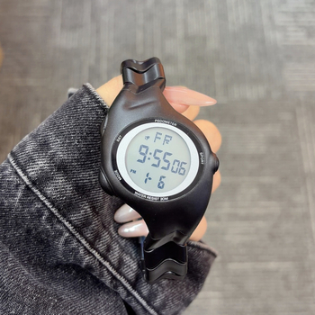 Ceas electronic pentru studenți, afișaj digital, cadran în formă de romb, curea TPU, carcasă din cauciuc