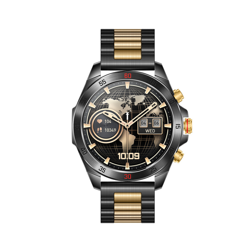 NX1PRO Smartwatch s AMOLED displejom, titanovým puzdrom, IP68 vodeodolný, monitorovanie srdcového tepu a hladiny kyslíka v krvi