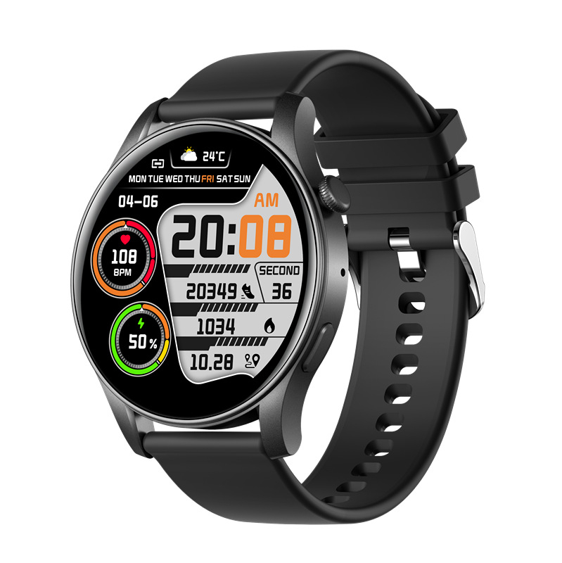 KC88 smart hodinky s AMOLED displejom, meranie srdcového tepu a spánku, viac športových režimov, Bluetooth volania