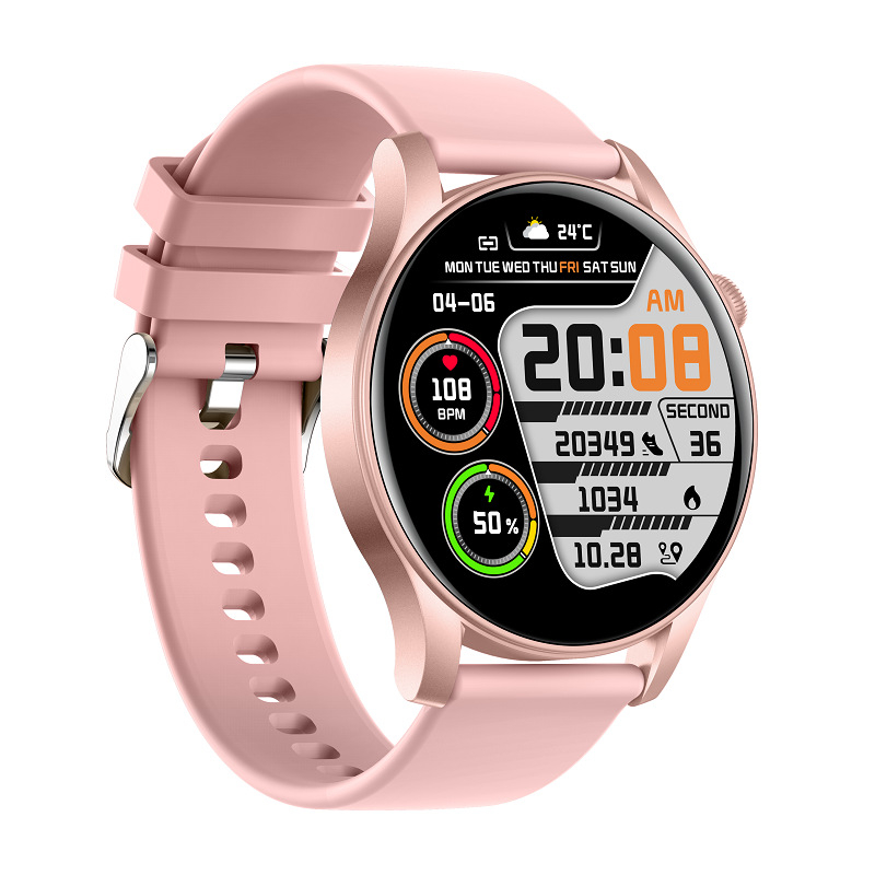 KC88 smart hodinky s AMOLED displejom, meranie srdcového tepu a spánku, viac športových režimov, Bluetooth volania