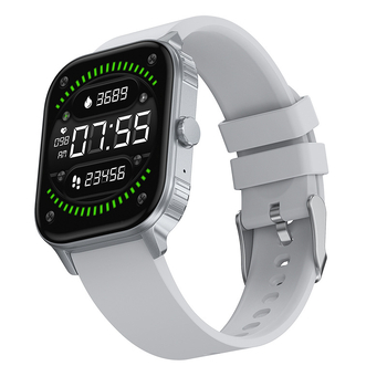 Ju105 Smartwatch, unisex, krokomer, meranie srdečného tepu a spánku, výdrž batérie 21 dní a viac, vodeodolný pre každodenné použitie