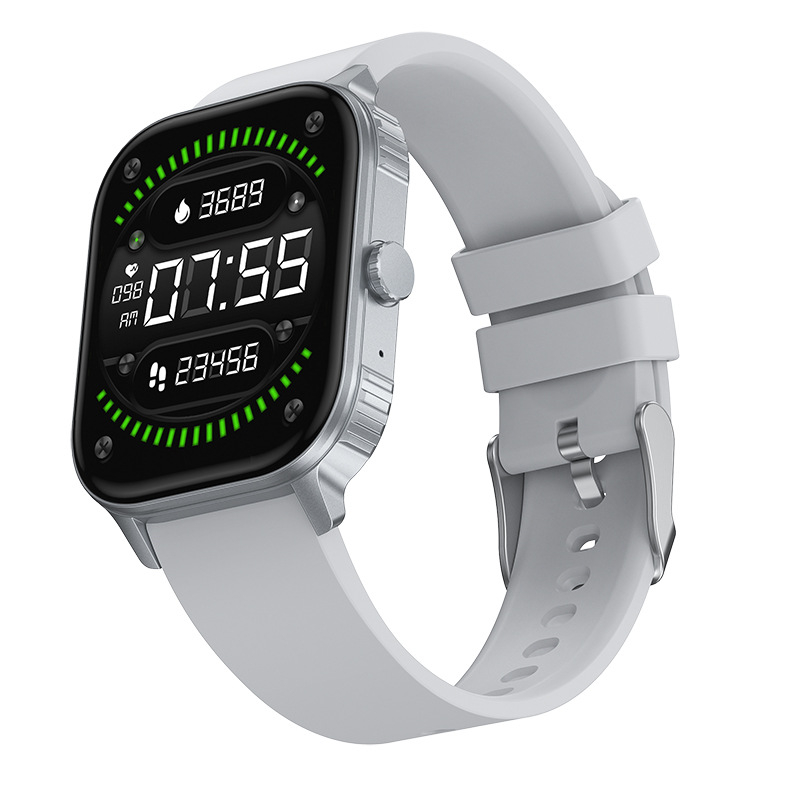 Ju105 Smartwatch, unisex, krokomer, meranie srdečného tepu a spánku, výdrž batérie 21 dní a viac, vodeodolný pre každodenné použitie