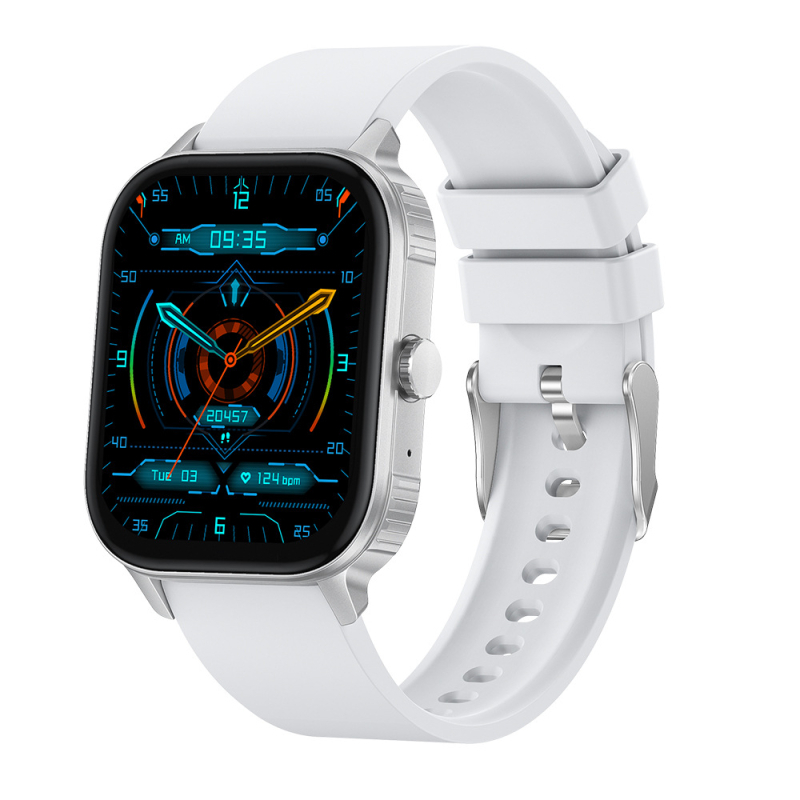 Ju105 Smartwatch, unisex, krokomer, meranie srdečného tepu a spánku, výdrž batérie 21 dní a viac, vodeodolný pre každodenné použitie