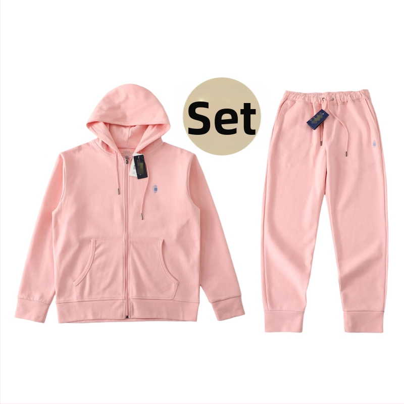 Hoodie s kapuljom i izvezenim logom ponija, pamuk mješavina 51–70%, patent zatvarač sprijeda, udoban slobodan kroj