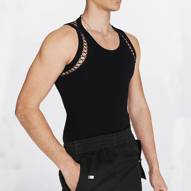 Muški potkošulja-vest, labav kroj, bez rukava, poliester 80%, karikatura uzorak