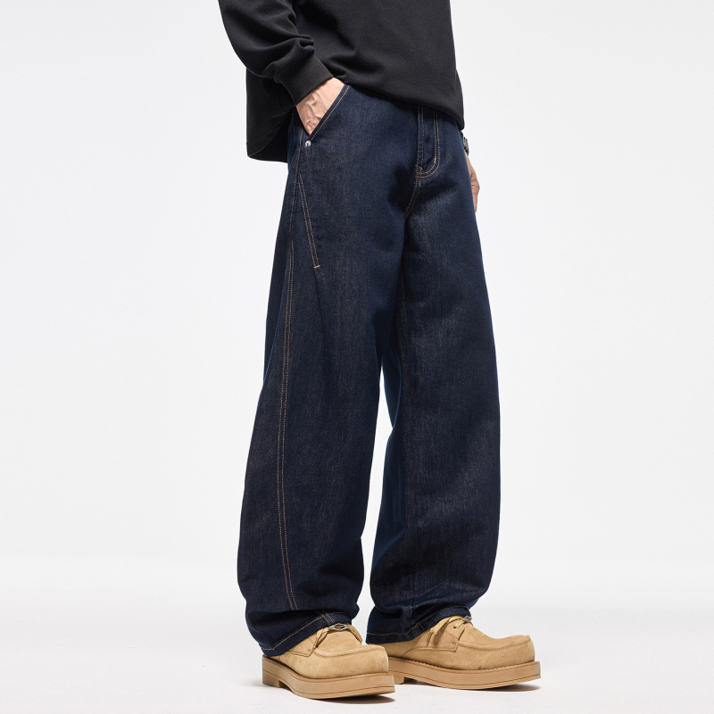 Blugi croi drept, talie medie, fermoar, țesătură din blană de iepure, elastici (talie medie; croi drept; fermoar; blană de iepure; elastici)