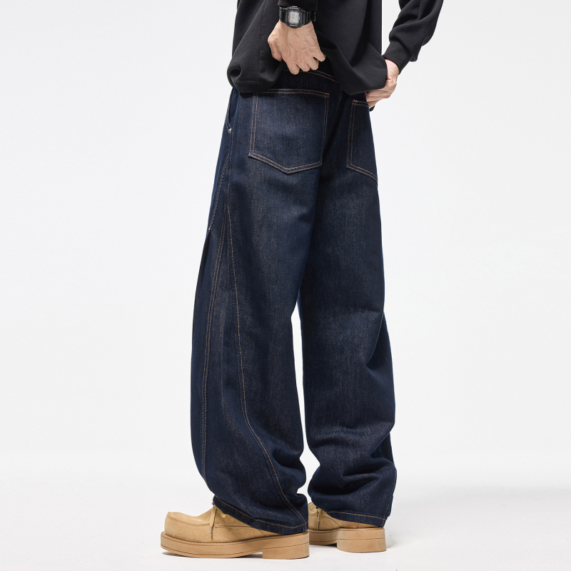 Blugi croi drept, talie medie, fermoar, țesătură din blană de iepure, elastici (talie medie; croi drept; fermoar; blană de iepure; elastici)