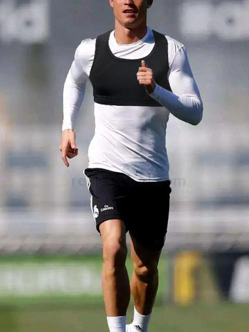 Kalvonfu muška sportska vesta, uski kroj, poliester tkanina, debeli materijal, okrugli izrez