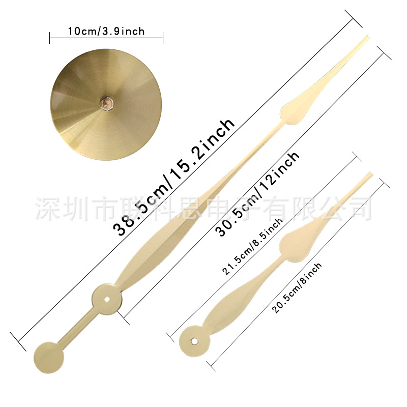 DIY кварцов часовников механизъм – комплект с висок въртящ момент и дълги метални стрелки