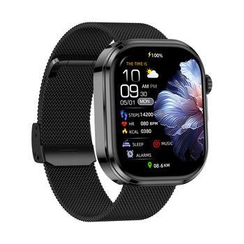 Ge52 Smartwatch με ΗΚΓ και Διαχείριση Υγείας, μη επεμβατική μέτρηση γλυκόζης, ουρικού οξέος και λιπιδίων, παρακολούθηση καρδιακής συχνότητας