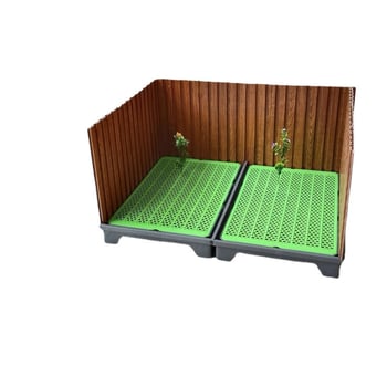 Toaletă pentru câini cu curățare automată pentru antrenament – pentru câini de talie medie până la mari (Material: Alt; Import: Nu; Brand privat: Nu; Cadou: Nu)