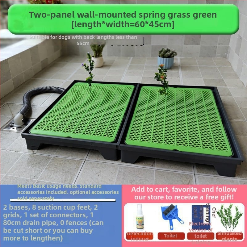 Toaletă pentru câini cu curățare automată pentru antrenament – pentru câini de talie medie până la mari (Material: Alt; Import: Nu; Brand privat: Nu; Cadou: Nu)