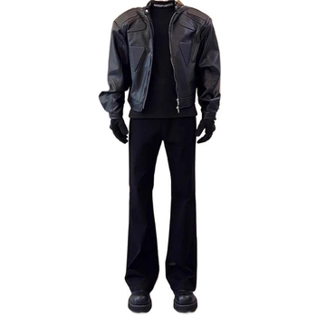 Jeansi drepti, talie medie, fermoar, lavabil, material chenille