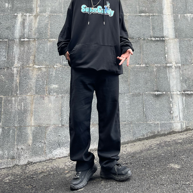 Muške vintage traperice s pravim krojem – labaviji kroj, srednji porast struka, kopčanje šnuru, poliester, četiri godišnja doba