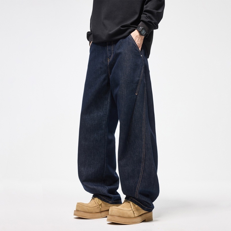 Blugi, talie medie, croială dreaptă, căptușeală din fleece, amestec din bumbac 62%