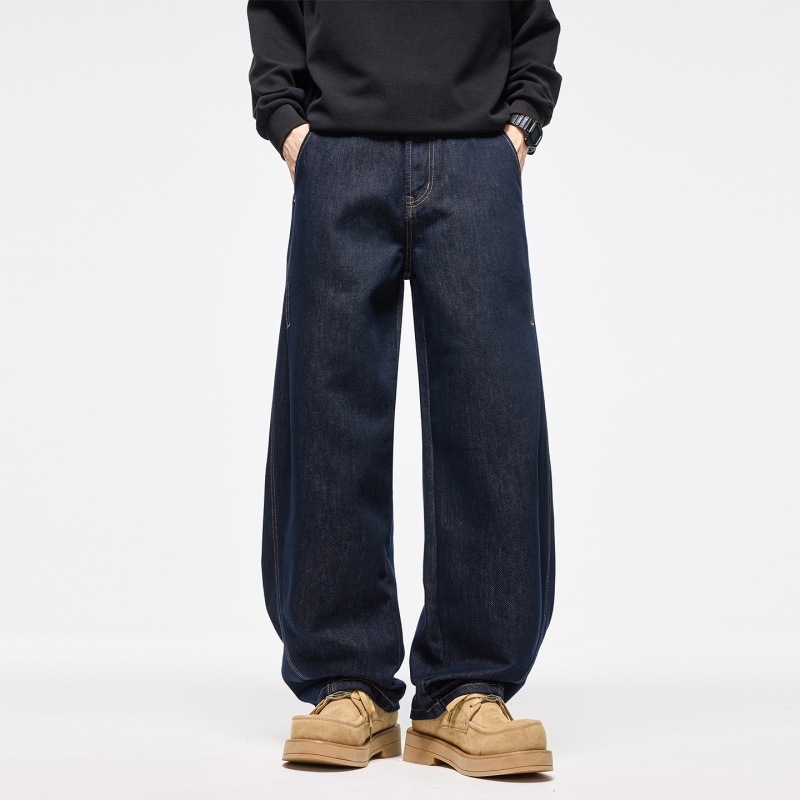 Blugi, talie medie, croială dreaptă, căptușeală din fleece, amestec din bumbac 62%